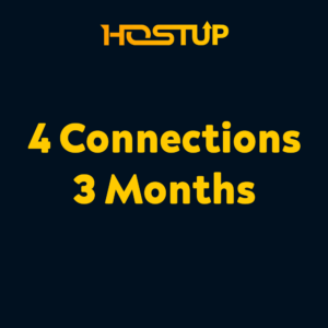 4K - 3 Months Subscription (4 TVs)